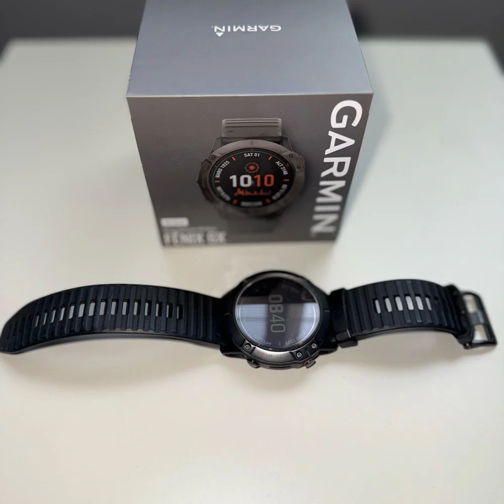 Garmin Black Smartwatch with Gray Accents